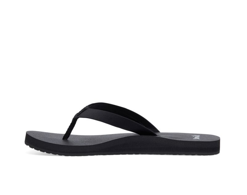 Sanuk Ashland ST Veganska Flip Flop Dam Svarta | JSOP1111