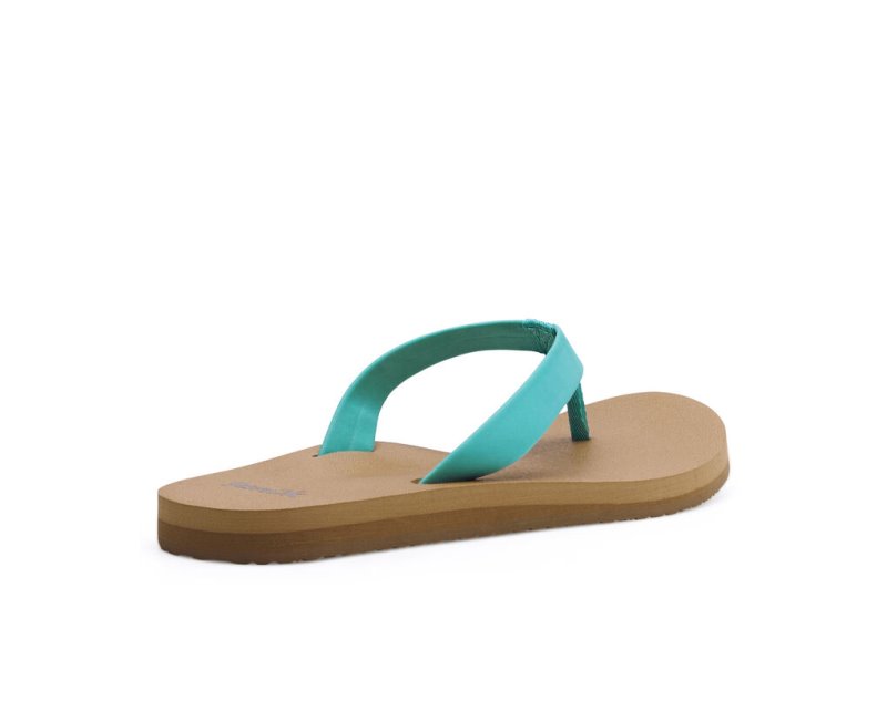 Sanuk Ashland ST Veganska Flip Flop Dam Turkos | JSOP1113