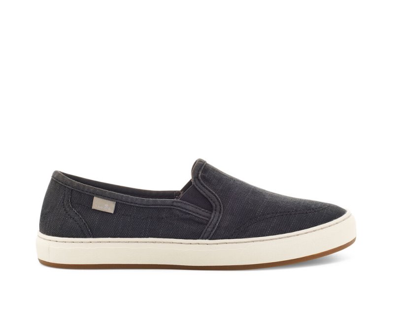 Sanuk Avery Hemp Veganska Slip-on Skor Dam Svarta | JSOP1115