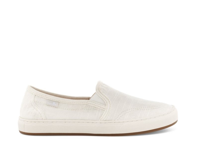 Sanuk Avery Hemp Veganska Slip-on Skor Dam Vita | JSOP1118