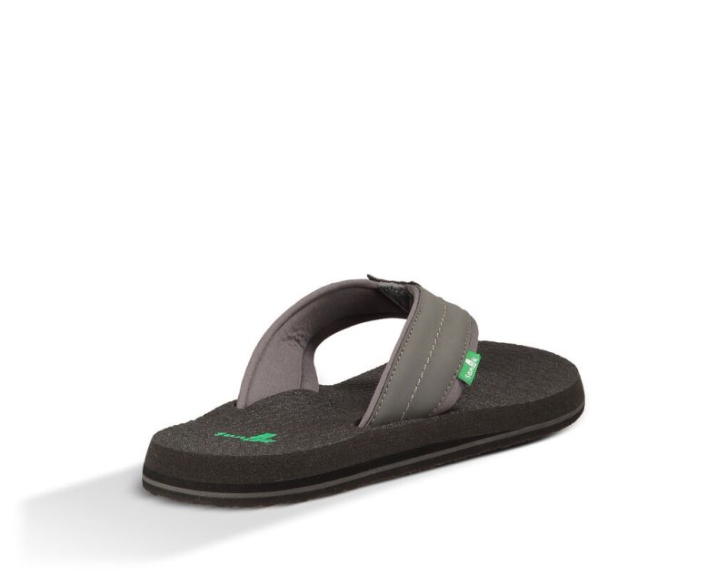 Sanuk Beer Cozy 2 Flip Flop Herr Charcoal | JSOP1301