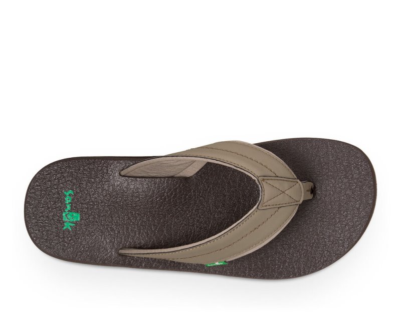 Sanuk Beer Cozy 2 Flip Flop Herr Choklad | JSOP1300