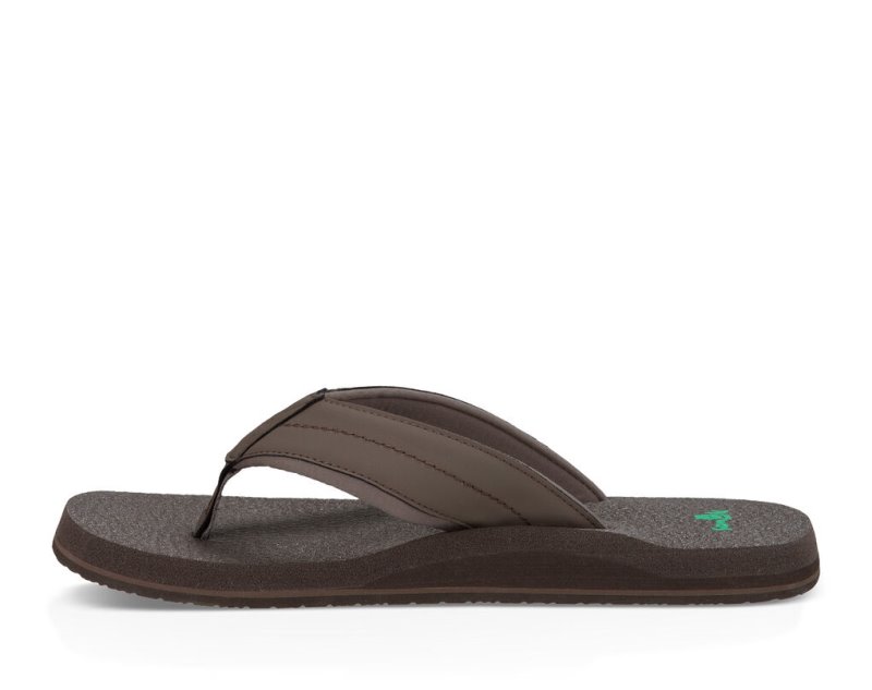 Sanuk Beer Cozy 2 Flip Flop Herr Mörkbruna | JSOP1302