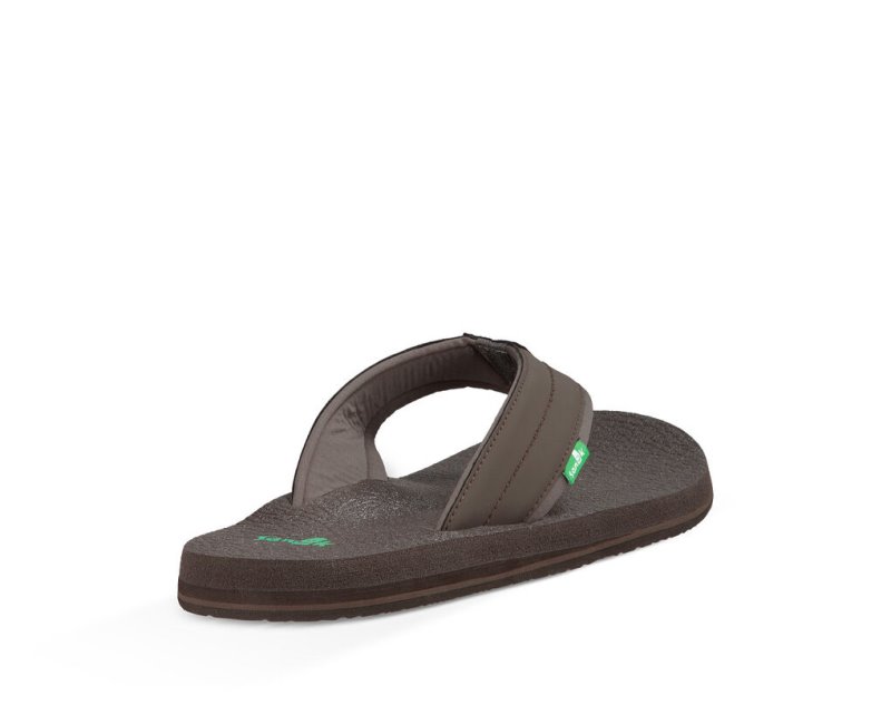 Sanuk Beer Cozy 2 Flip Flop Herr Mörkbruna | JSOP1302