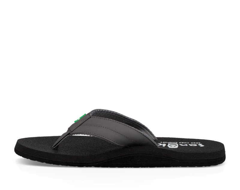 Sanuk Beer Cozy Coaster Flip Flop Herr Grå | JSOP1305