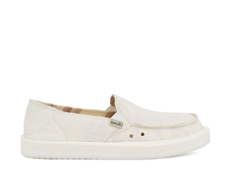 Sanuk Donna ST Hemp Skor Dam Vita | JSOP1133