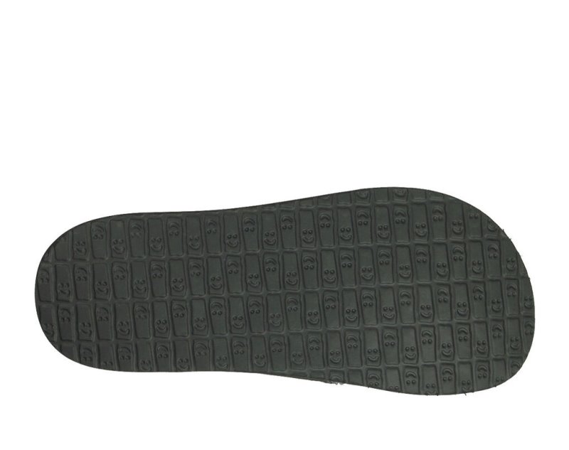 Sanuk Fault Line Flip Flop Herr Charcoal | JSOP1317