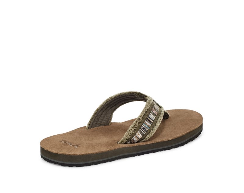 Sanuk Fraid So Eco-Friendly Flip Flop Herr Bruna | JSOP1325