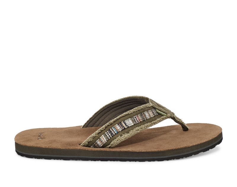 Sanuk Fraid So Eco-Friendly Flip Flop Herr Bruna | JSOP1325