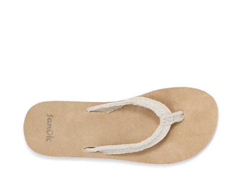 Sanuk Fraidy Tribal Hemp Flip Flop Dam Khaki | JSOP1139