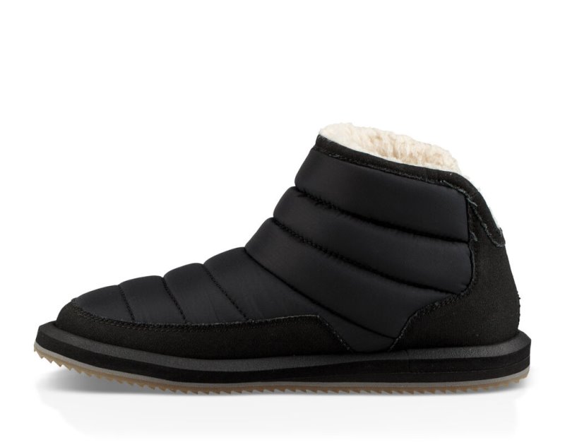 Sanuk Lil Puffer Sneaker Stövlar Barn Svarta | JSOP1098