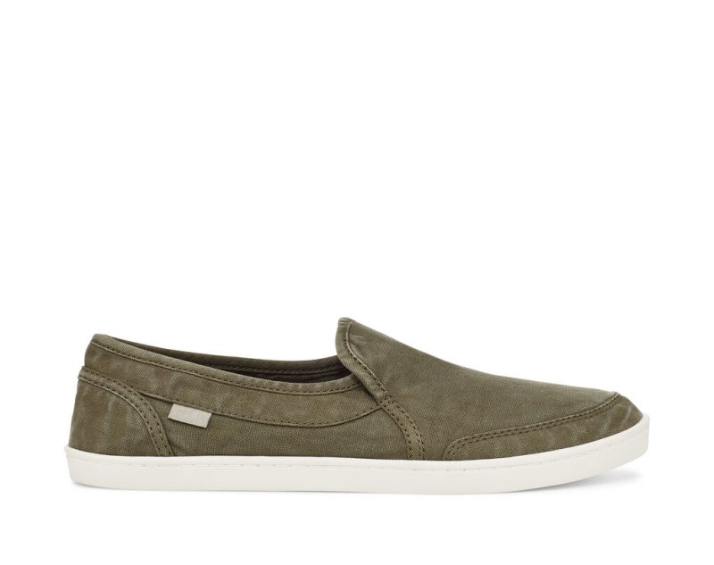 Sanuk Pair O Dice Slip-on Sneakers Dam Gröna | JSOP1154