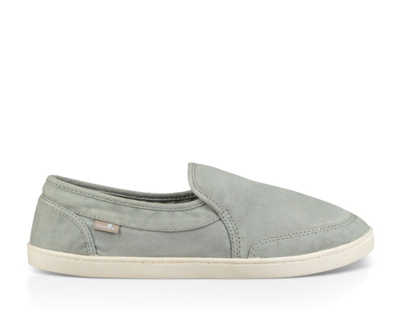 Sanuk Pair O Dice Slip-on Sneakers Dam Grå | JSOP1155