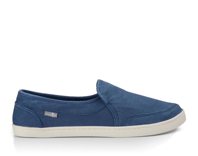 Sanuk Pair O Dice Slip-on Sneakers Dam Marinblå | JSOP1156