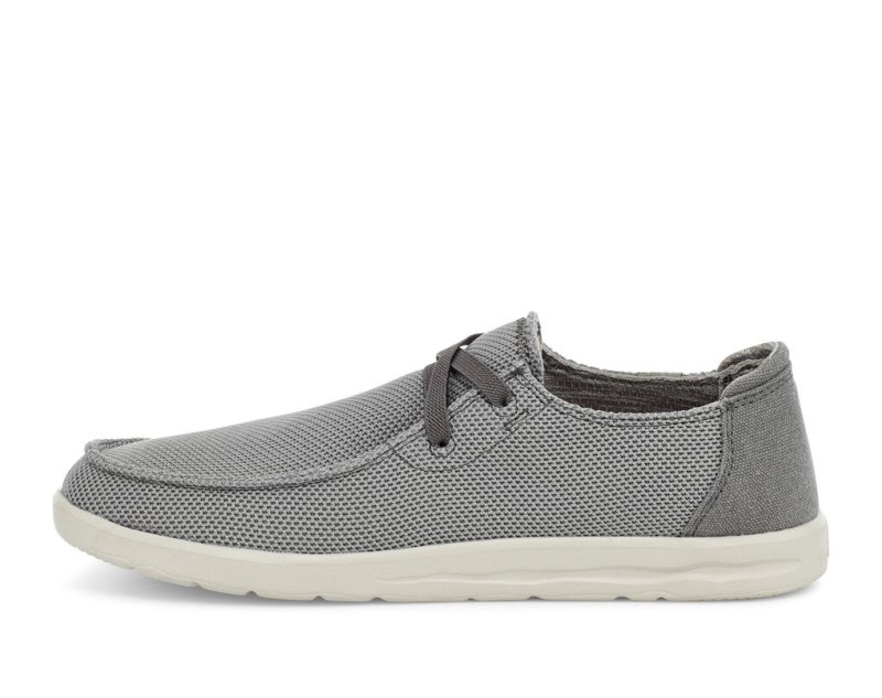 Sanuk Shaka Mesh No-tie Sneakers Herr Grå | JSOP1353