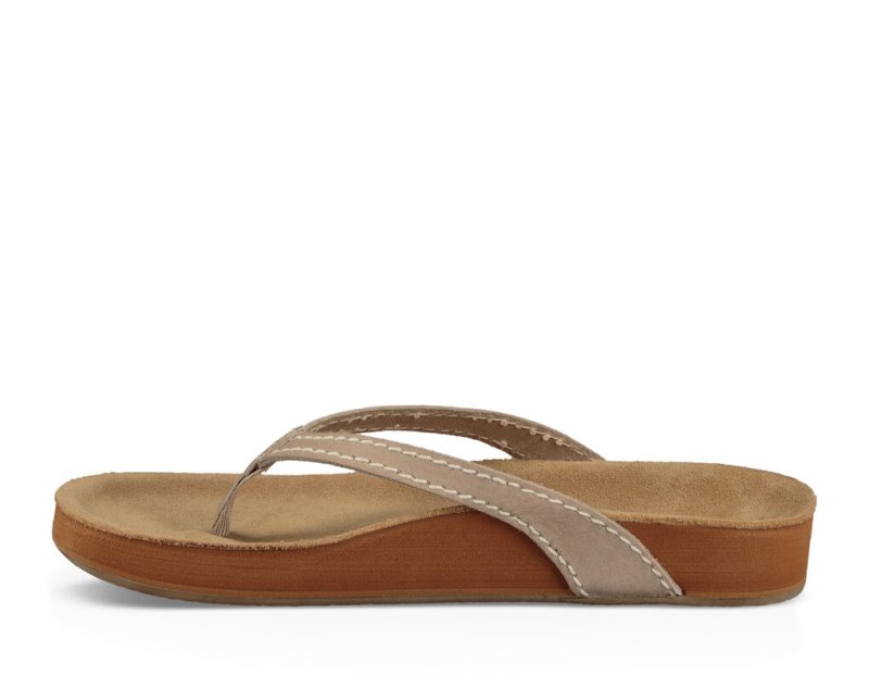 Sanuk She Loungey Läder Flip Flop Dam Bruna | JSOP1178