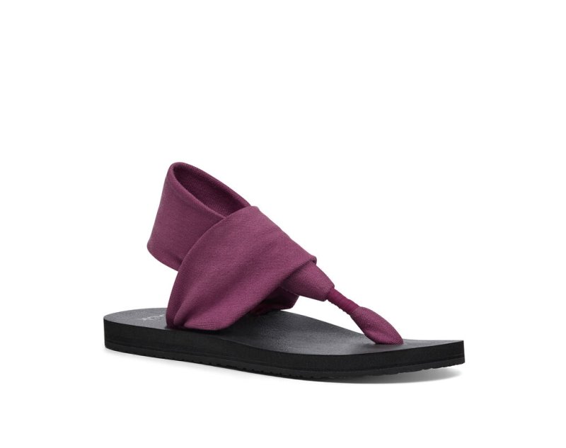 Sanuk Slingback ST Veganska Sandaler Dam Lila | JSOP1187