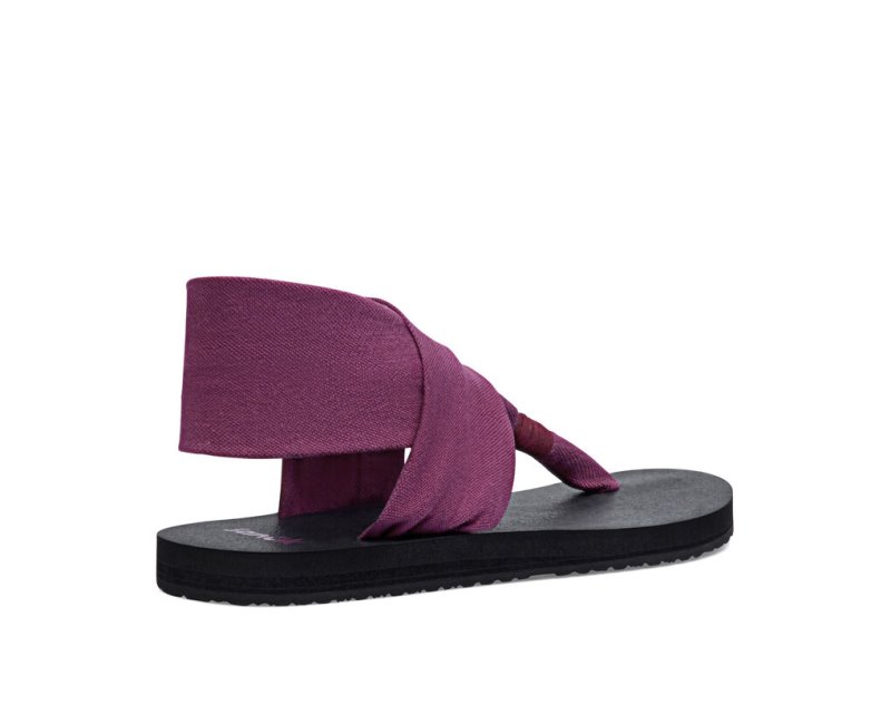 Sanuk Slingback ST Veganska Sandaler Dam Lila | JSOP1187