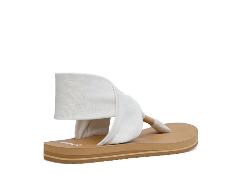 Sanuk Slingback ST Veganska Sandaler Dam Vita Bruna | JSOP1189