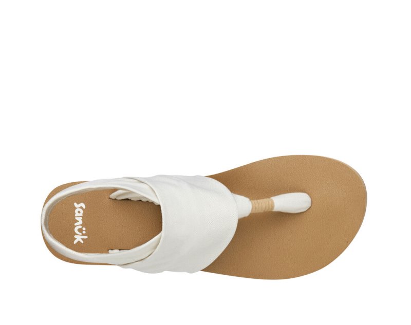 Sanuk Slingback ST Veganska Sandaler Dam Vita Bruna | JSOP1189