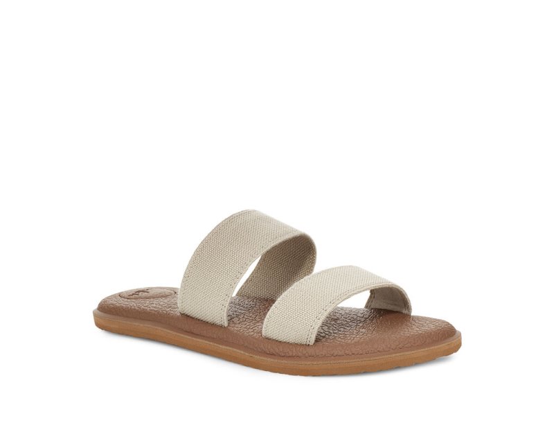 Sanuk Yoga Gora Sandaler Dam Bruna Beige | JSOP1199