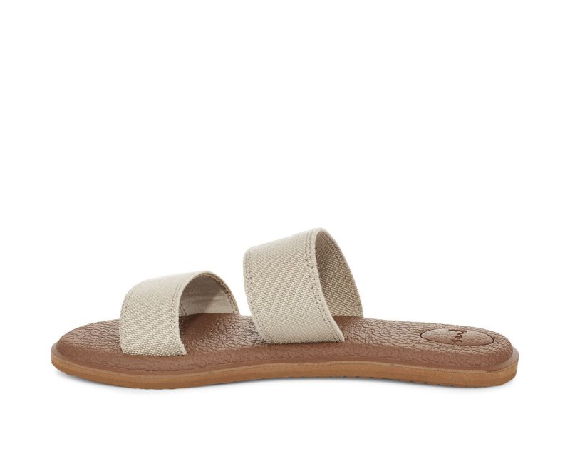 Sanuk Yoga Gora Sandaler Dam Bruna Beige | JSOP1199