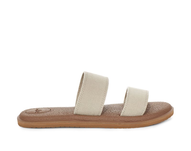 Sanuk Yoga Gora Sandaler Dam Bruna Beige | JSOP1199