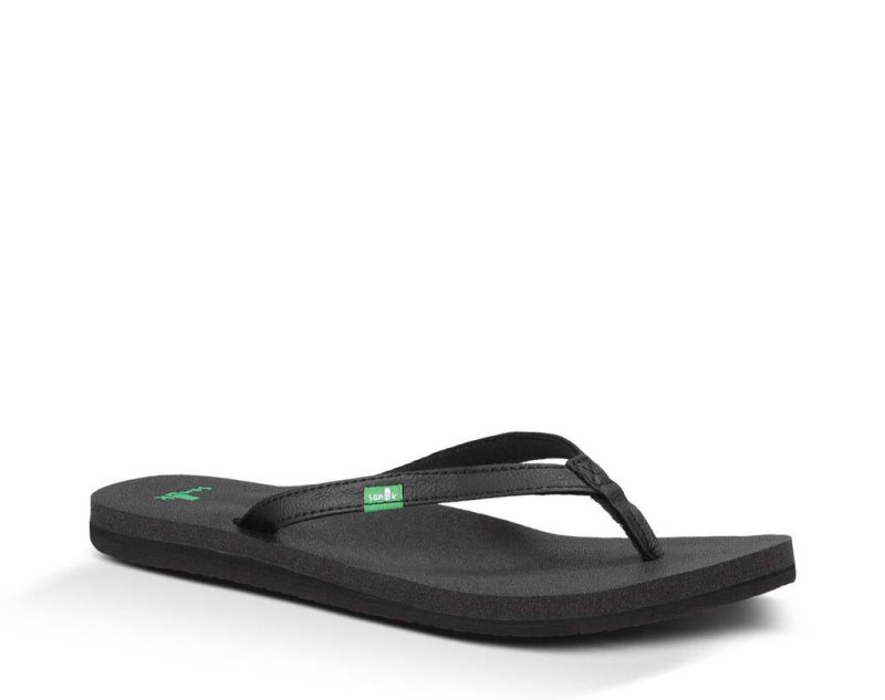 Sanuk Yoga Joy Sandaler Dam Svarta | JSOP1204