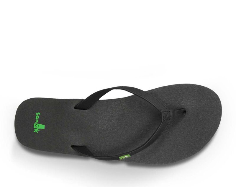 Sanuk Yoga Joy Sandaler Dam Svarta | JSOP1204