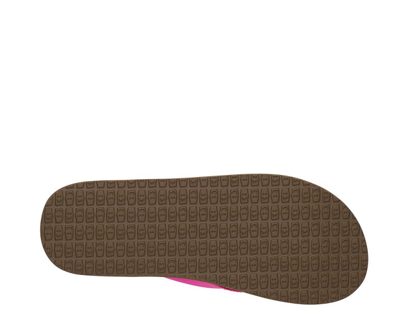 Sanuk Yoga Mat Dämpade Flip Flop Dam Rosa | JSOP1246