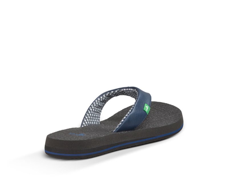 Sanuk Yoga Mat Flip Flop Dam Marinblå | JSOP1240