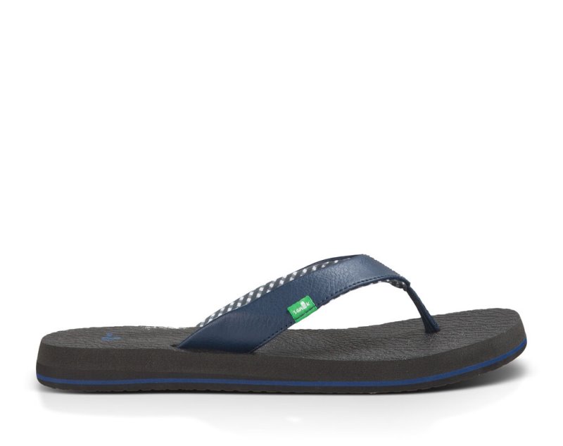 Sanuk Yoga Mat Flip Flop Dam Marinblå | JSOP1241