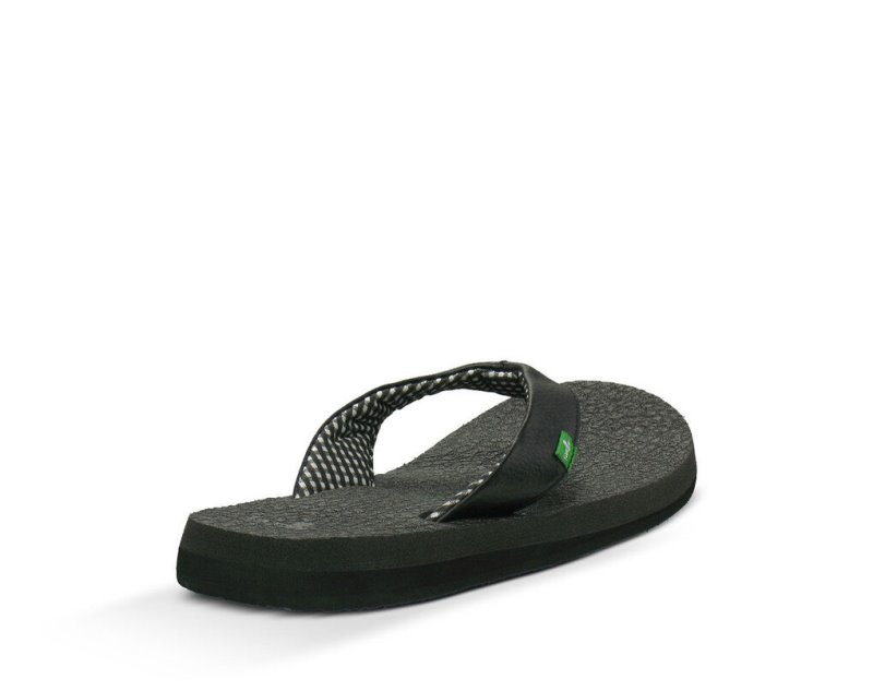 Sanuk Yoga Mat Flip Flop Dam Svarta | JSOP1236