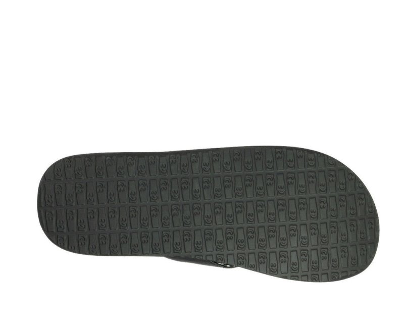 Sanuk Yoga Mat Flip Flop Dam Svarta | JSOP1236