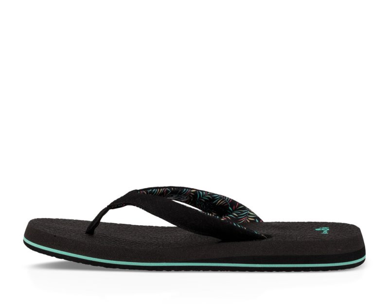 Sanuk Yoga Paradise 2 Flip Flop Dam Svarta | JSOP1250