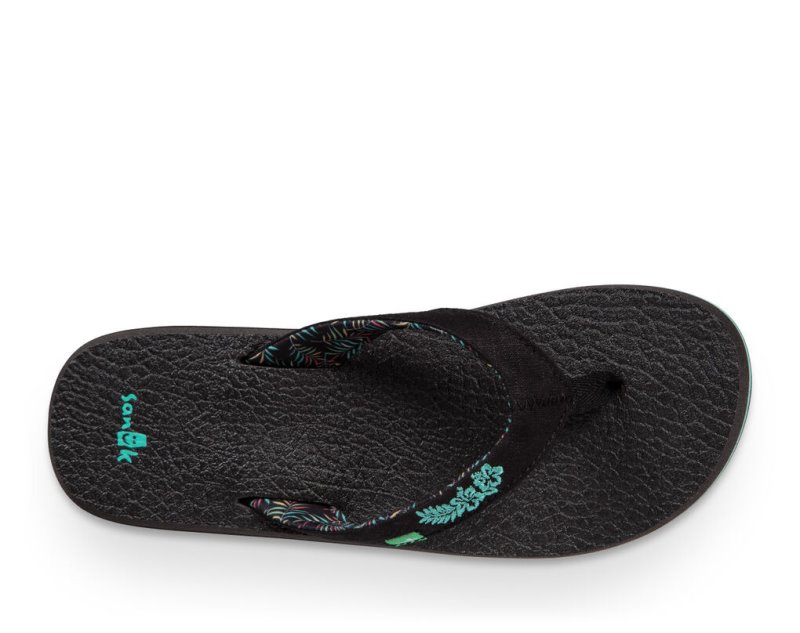 Sanuk Yoga Paradise 2 Flip Flop Dam Svarta | JSOP1250