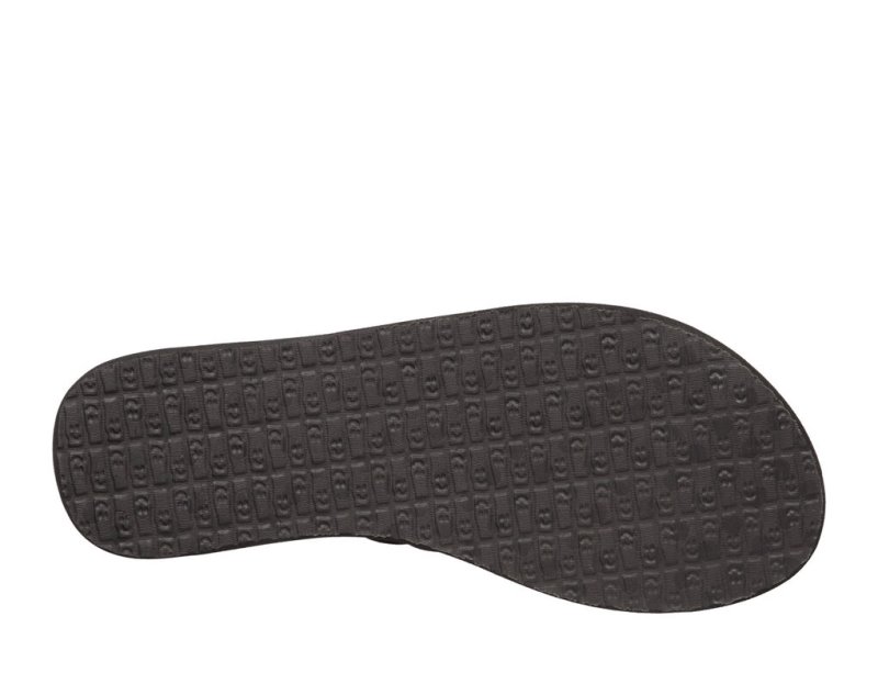 Sanuk Yoga Salty Flip Flop Dam Svarta | JSOP1254