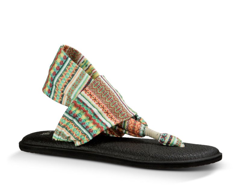 Sanuk Yoga Slingback 2 Prints Sandaler Dam Olika Färger | JSOP1279