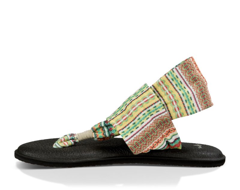 Sanuk Yoga Slingback 2 Prints Sandaler Dam Olika Färger | JSOP1279