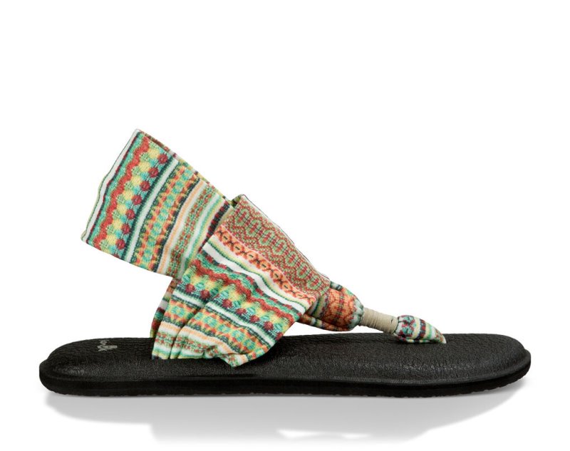 Sanuk Yoga Slingback 2 Prints Sandaler Dam Olika Färger | JSOP1279