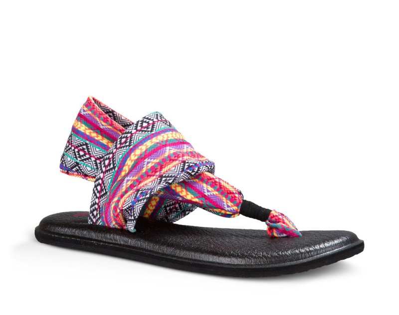 Sanuk Yoga Slingback 2 Prints Sandaler Dam Olika Färger | JSOP1282