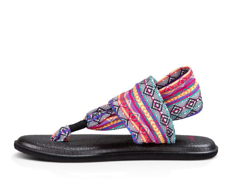 Sanuk Yoga Slingback 2 Prints Sandaler Dam Olika Färger | JSOP1282