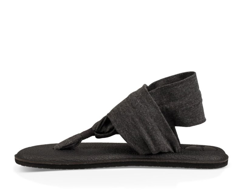 Sanuk Yoga Slingback 2 Sandaler Dam Charcoal | JSOP1267