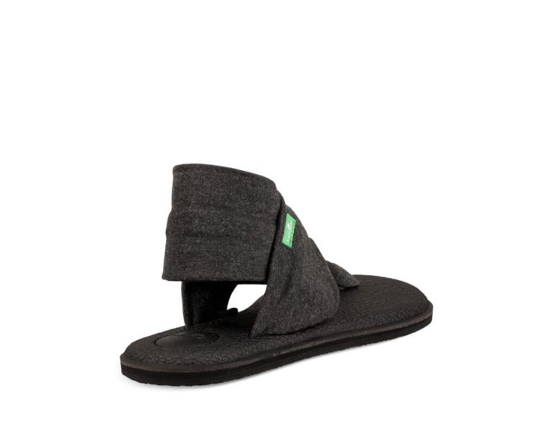 Sanuk Yoga Slingback 2 Sandaler Dam Charcoal | JSOP1267