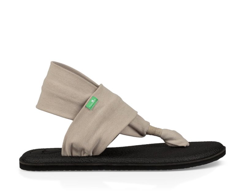 Sanuk Yoga Slingback 2 Sandaler Dam Ljuskhaki | JSOP1274