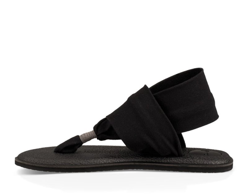 Sanuk Yoga Slingback 2 Sandaler Dam Svarta | JSOP1264