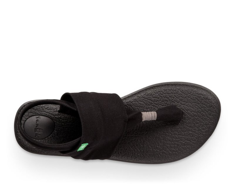 Sanuk Yoga Slingback 2 Sandaler Dam Svarta | JSOP1264