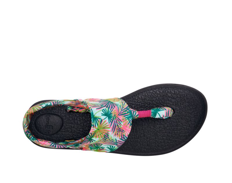 Sanuk Yoga Slingback 2 Tropical Veganska Sandaler Dam Olika Färger | JSOP1285