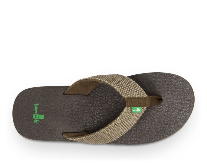 Sanuk Yogi 4 Flip Sandaler Herr Bruna | JSOP1393