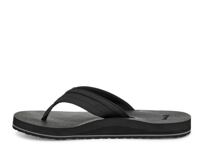 Sanuk Ziggy Vatten-Friendly Flip Flop Herr Svarta | JSOP1406